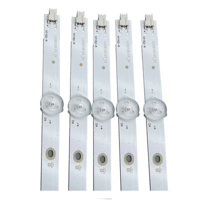 10pcs LED Strips For INSIGNIA NS-55DF710NA21 NS-55DF710NA19 LB55135 V0