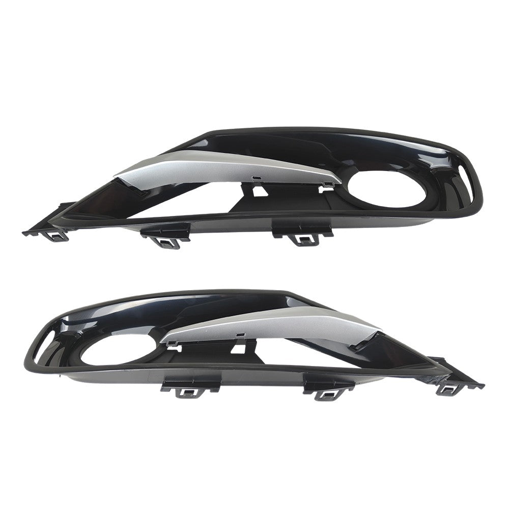 4pcs Front Bumper Fog Light Lamp Grille Covers Trim For BMW 3 Series F30 F31