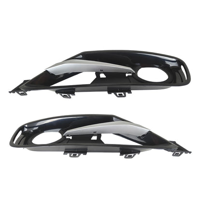 4pcs Front Bumper Fog Light Lamp Grille Covers Trim For BMW 3 Series F30 F31