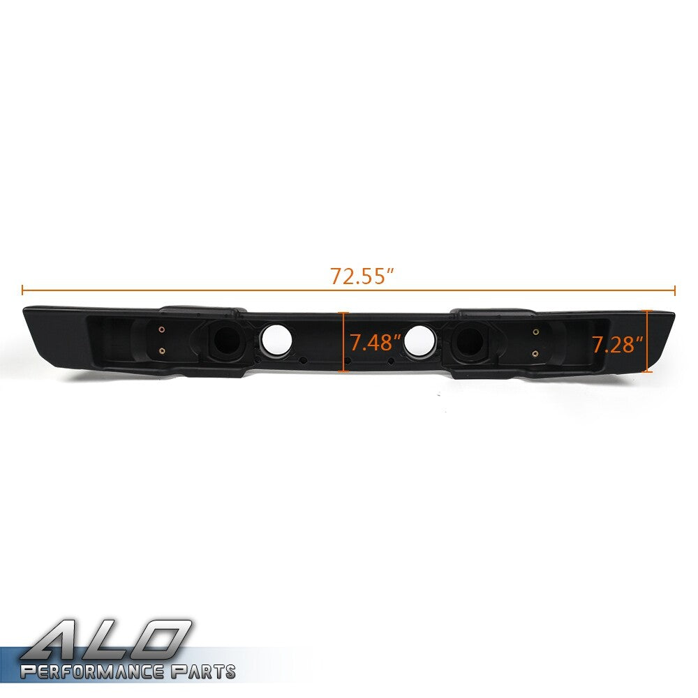 Solid Spare NEW - Stock Front Bumper Replacement For 2007-2018 Jeep Wrangler JK 07-18 USA