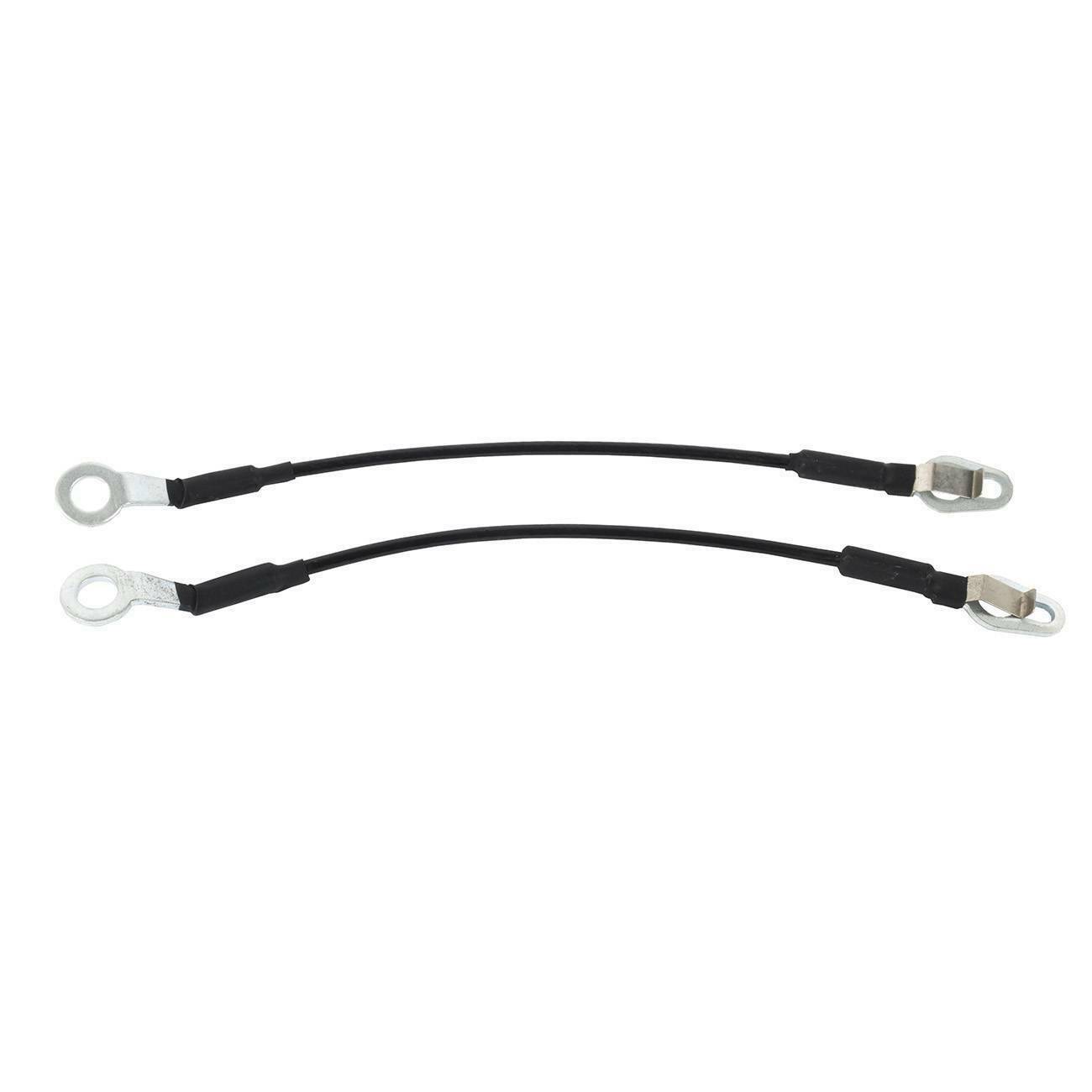 For 99-06 Silverado Sierra Avalanche H2 SUT Chevy GMC Pair Tailgate Cable Strap