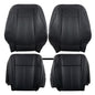 Both Driver & Passenger Leather Seat Cover Black For 2007-2014 Ford Expedition