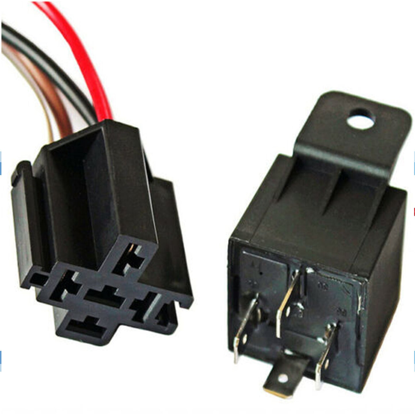 For 40AMP 175-185 Dual Electric Fan Thermostat Harness Relay Switch Sensor Kit