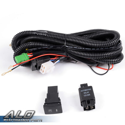 Solid Spare Fit For 2010-2011 Toyota Camry Clear Bumper Lamps Driving Fog Lights+Switch Pair