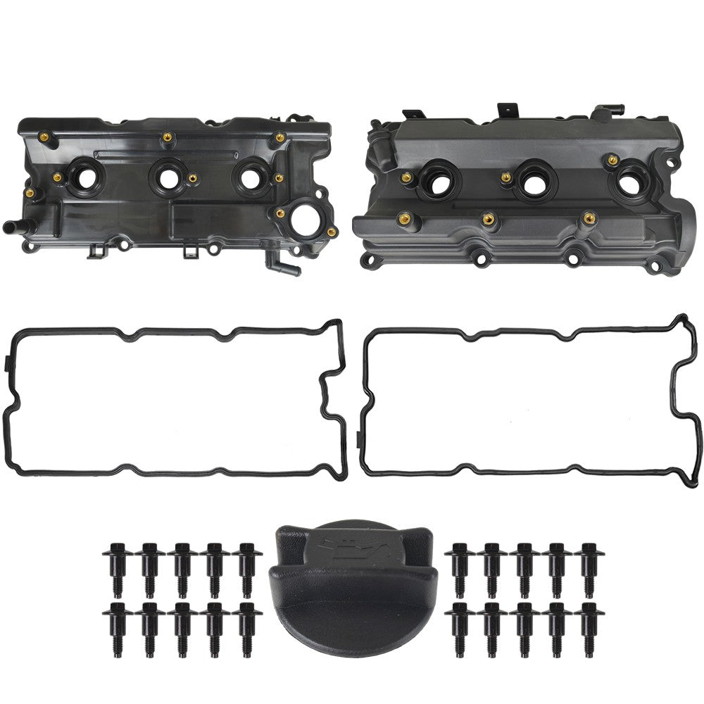 Valve Cover Set & Bolts Cap For 02-04 Infiniti QX4 Nissan Pathfinder 132645W501