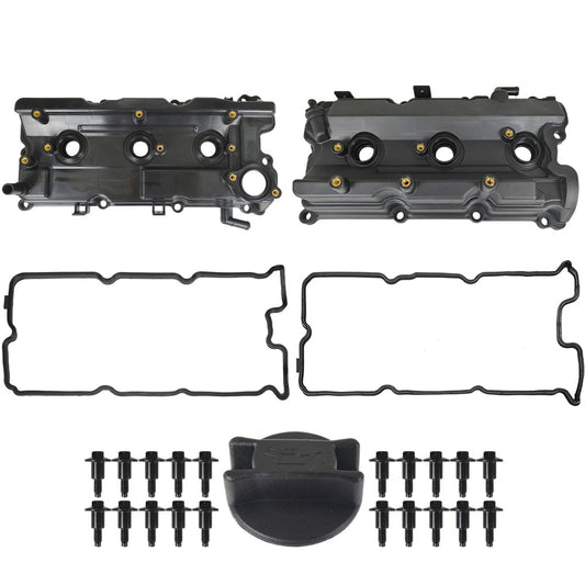 Valve Cover Set & Bolts Cap For 02-04 Infiniti QX4 Nissan Pathfinder 132645W501
