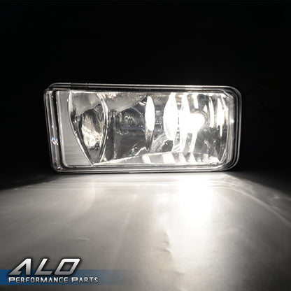 Solid Spare Fit For 07-2015 Chevy Silverado 1500 2500 3500 HD Tahoe Bumper Fog Lights Lamps