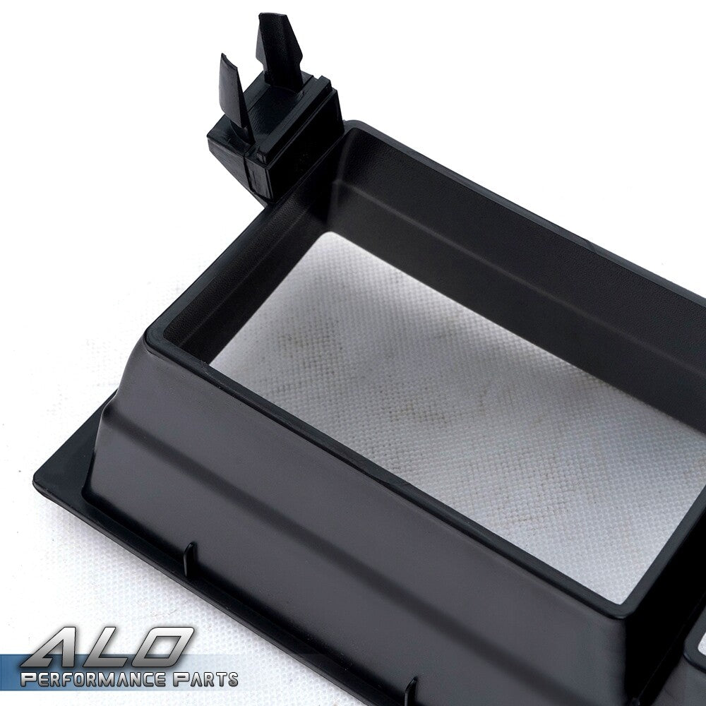 Solid Spare Fit For 2009-2014 Ford F-150 Front Bumper Lower Grille Insert Trim Panel Black