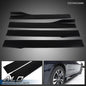 Solid Spare 4pcs Universal Car Side Skirt Extension Rocker Panel Splitter Lip For Most Car