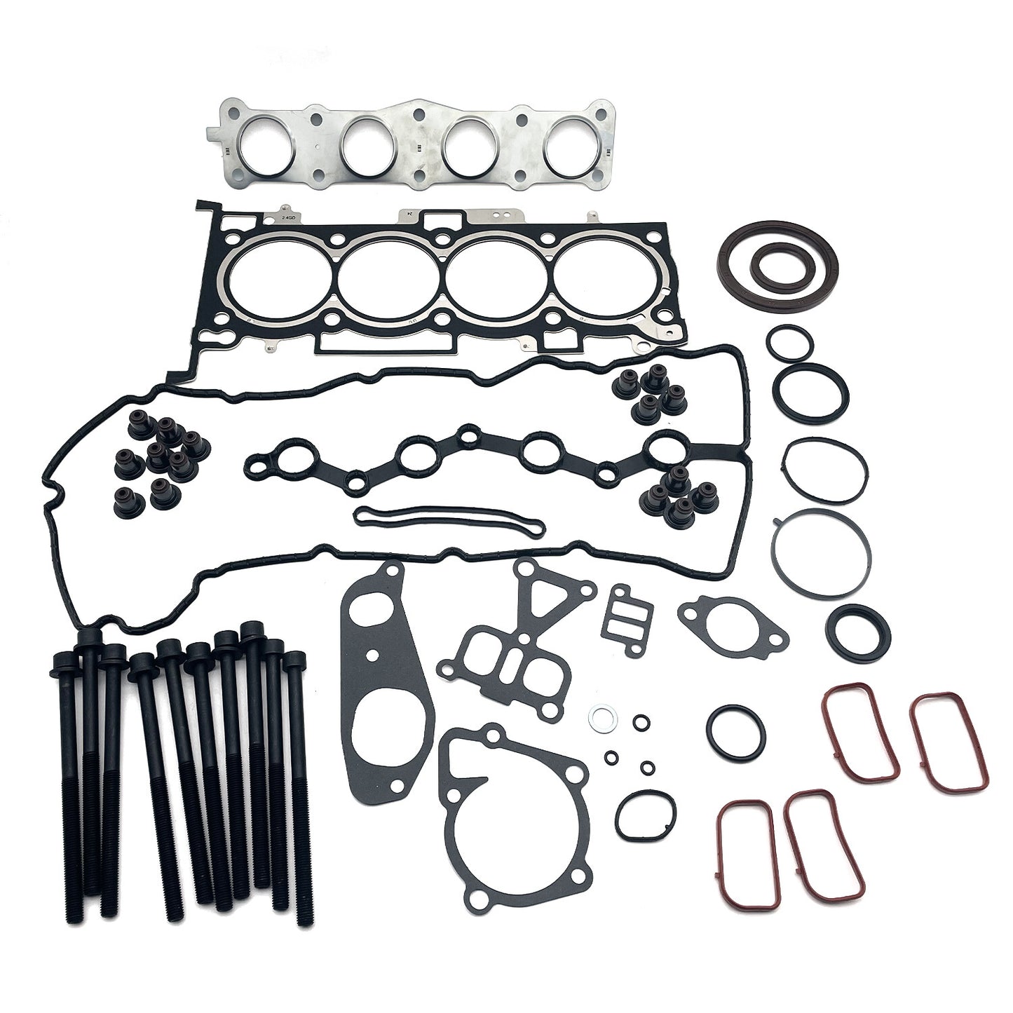 For Hyundai Sonata KIA Forte Soul G4KH 2.0L Engine Gasket Seal Kit w/ Head Bolts