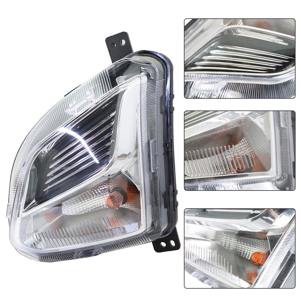 Solid Spare Single Driver Side Fog Light Clear Fit For Chevy Equinox 2018 Clear Bumper Lamp