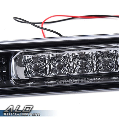 Solid Spare Fit For 99-04 Grand Cherokee Clear Lens LED 3rd Third Brake Light Tail Lamp