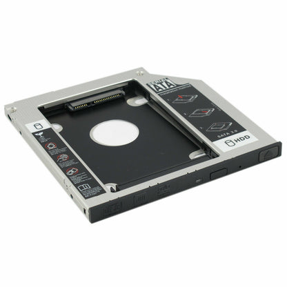 New 9.5mm Universal For SATA 2nd HDD SSD Hard Drive Caddy CD/DVD-ROM Optical Bay
