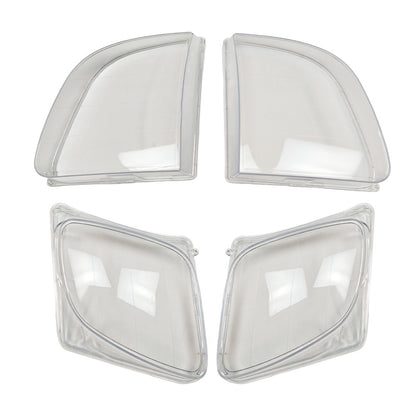 For Lexus LX470 1998-2007 Headlight Clear Lens Cover Housing+Seal Glue W/O Bulbs