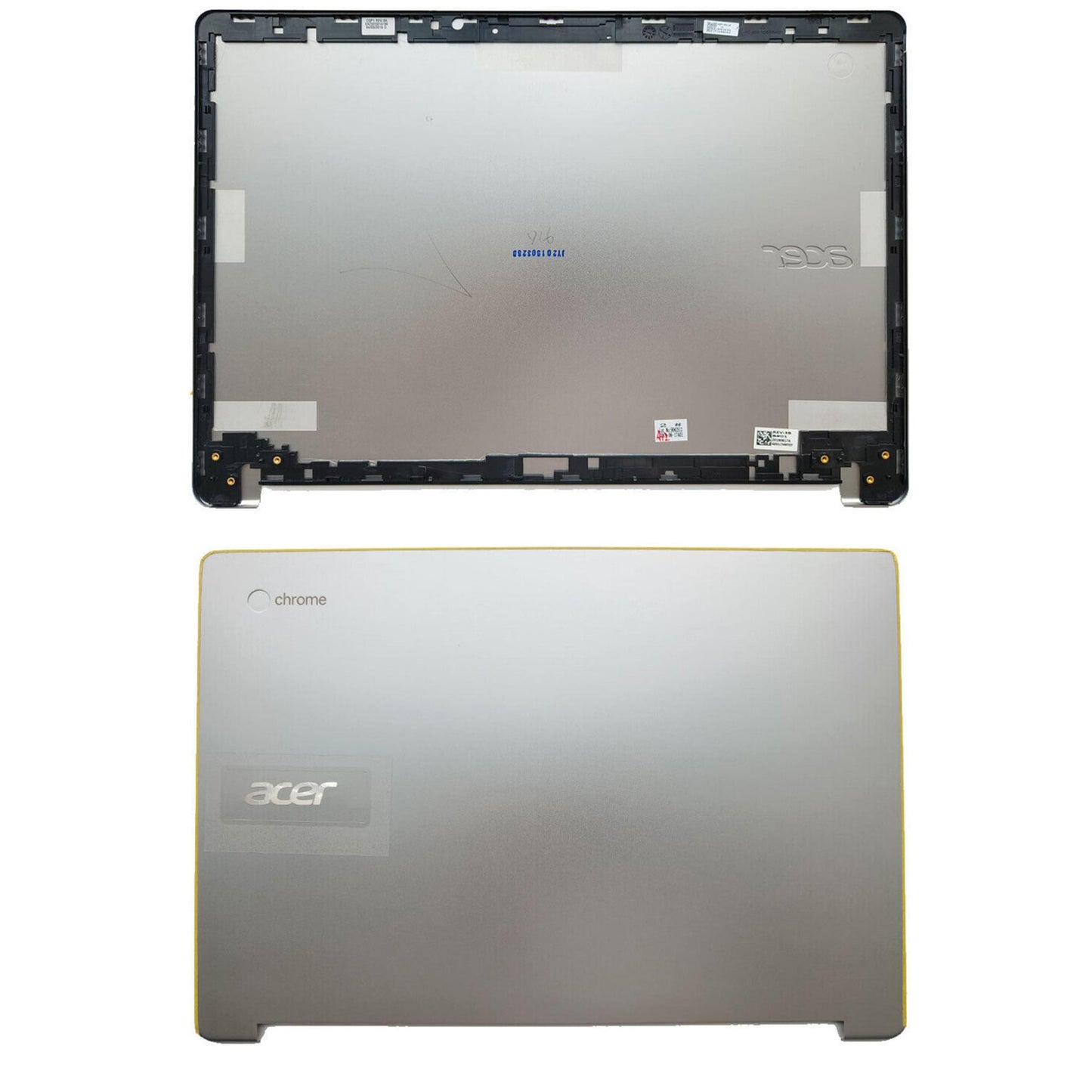 New Silver Lcd Back Cover Rear Lid Top 60.GHPN7.001 For Acer Chromebook CB5-312T
