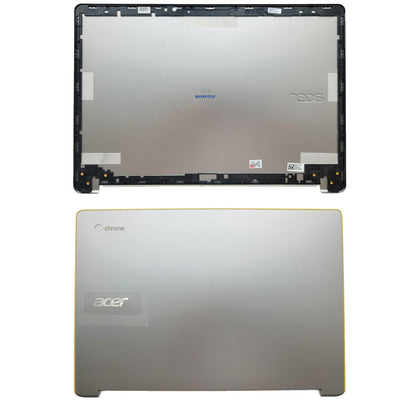 New Silver Lcd Back Cover Rear Lid Top 60.GHPN7.001 For Acer Chromebook CB5-312T