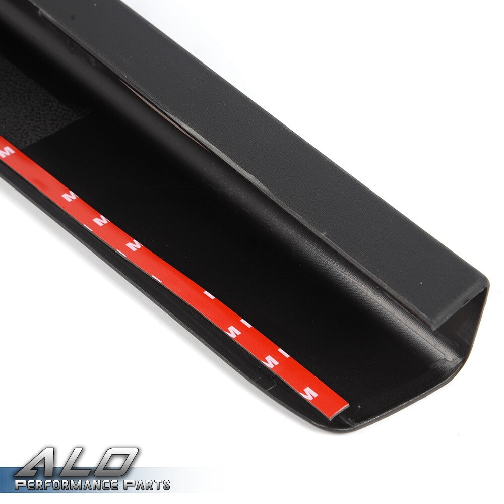 Solid Spare Fit For 99-07 Silverado 1500 GMC Sierra SL Tailgate Top Cover Protector Black
