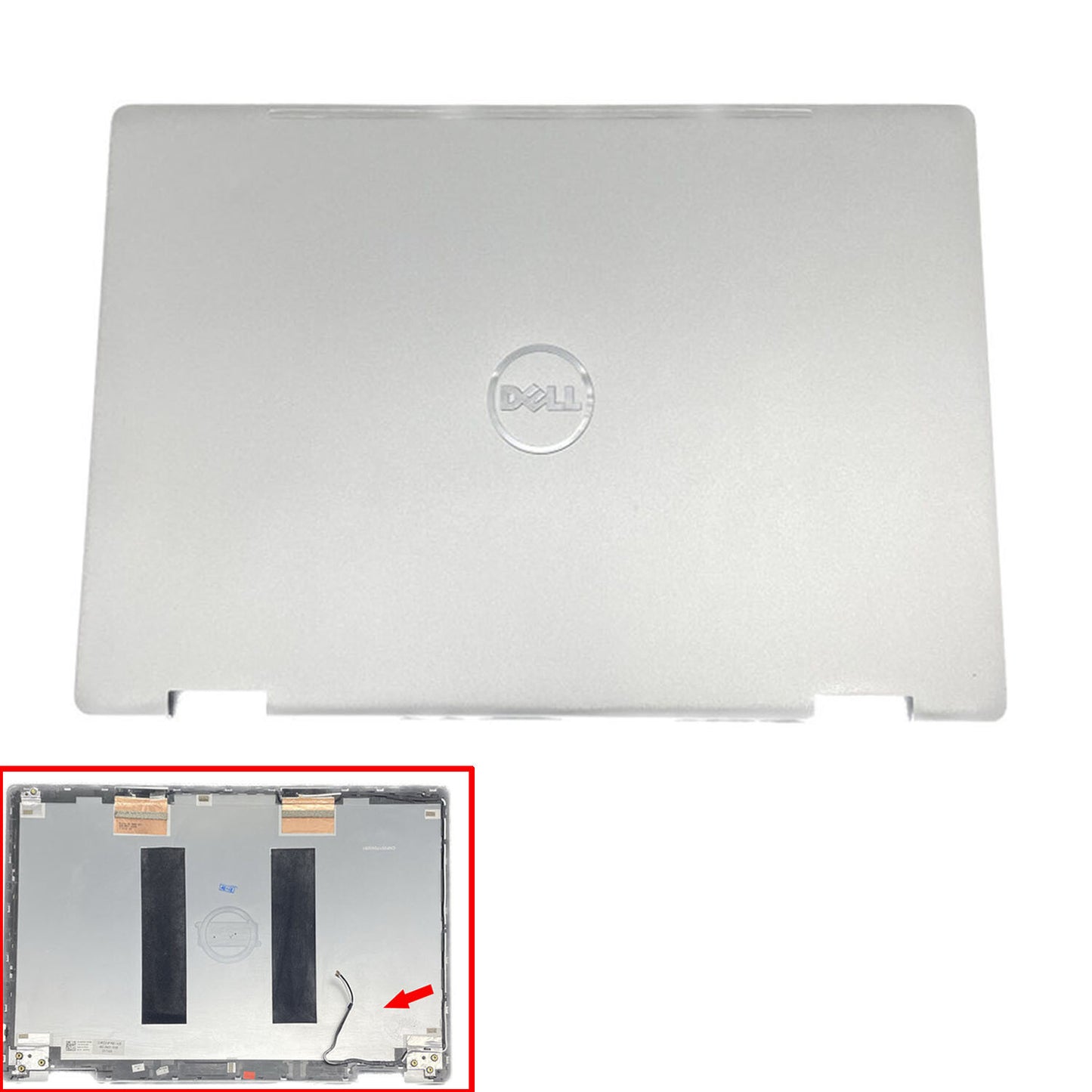 New Silver Back Cover For Dell Inspiron 15MF 7000 7569 7579 Top Rear Lid 0GCPWV