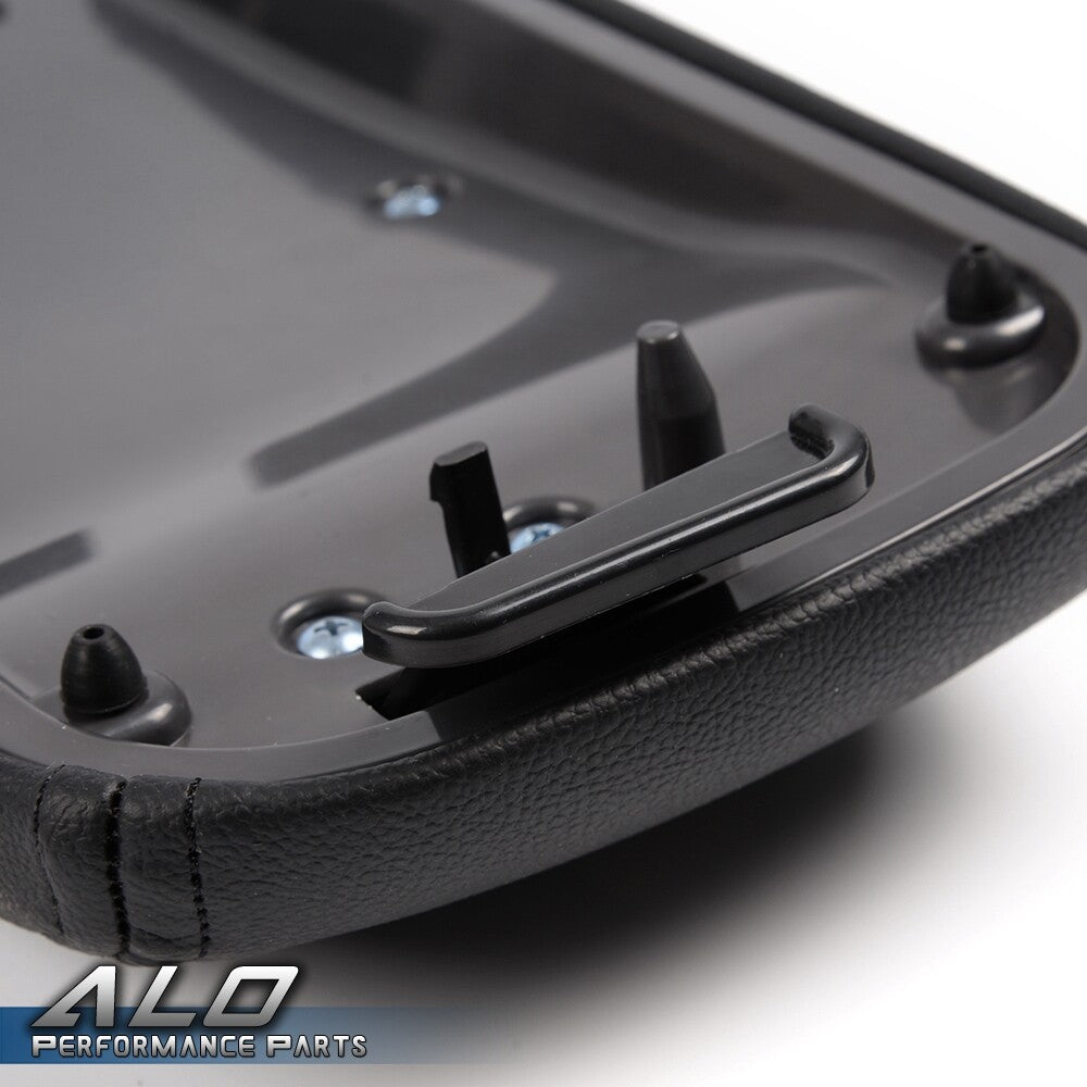 Solid Spare Fit For Chevy Trailblazer GMC Envoy 2002-2009 Center Console Armrest Lid Black