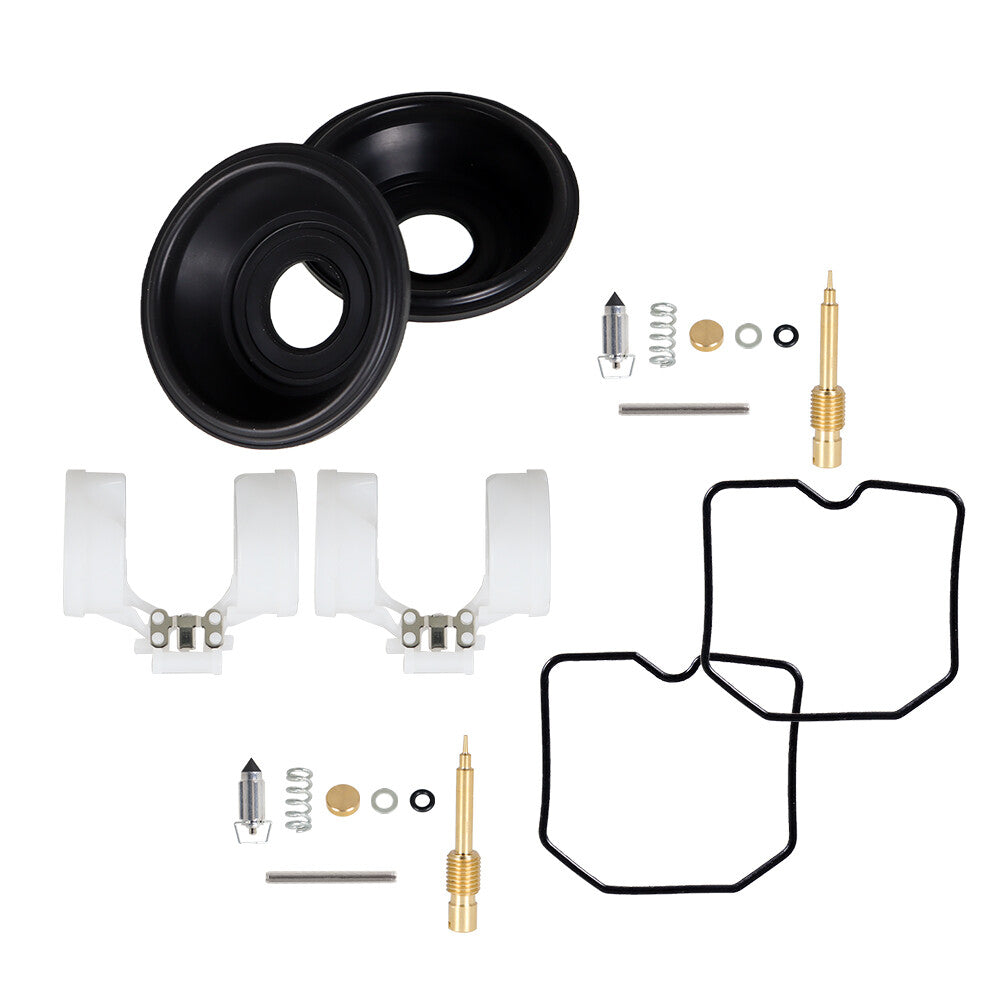 Solid Spare 2X Carburetor Repair Kit Diaphragm For KAWASAKI EX250 Ninja 250R 2001-2012