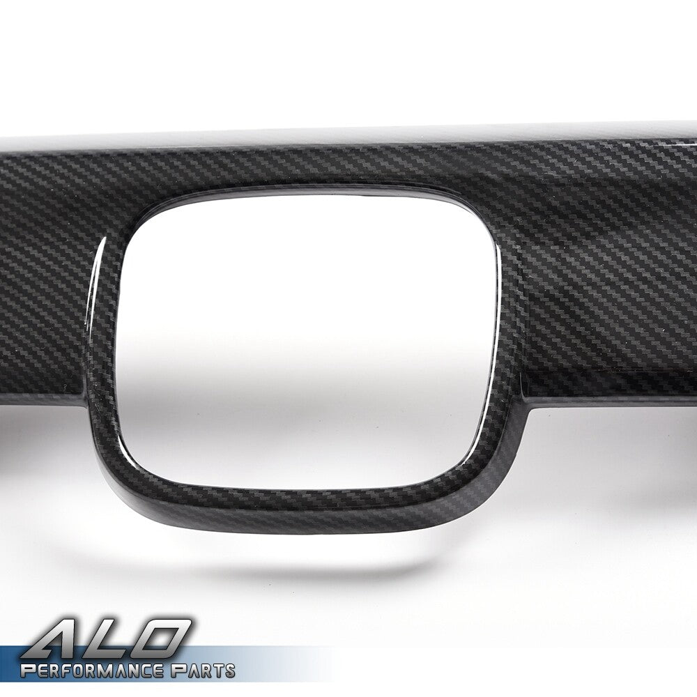 Solid Spare Fit For 2018-2020 Honda Accord Carbon Look Grille Eyelid Overlay Cover Trims