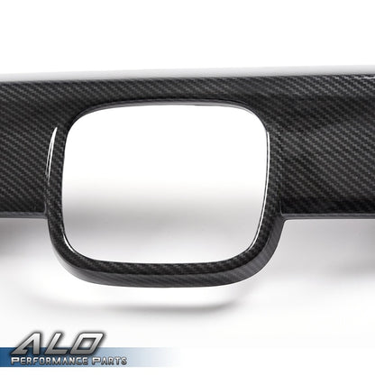 Solid Spare Fit For 2018-2020 Honda Accord Carbon Look Grille Eyelid Overlay Cover Trims