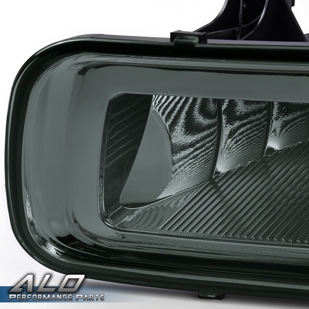 Solid Spare 2pcs Smoke Lens Front Left & Right Fog Lights Lamps Fit For 2004-2006 Ford F-150