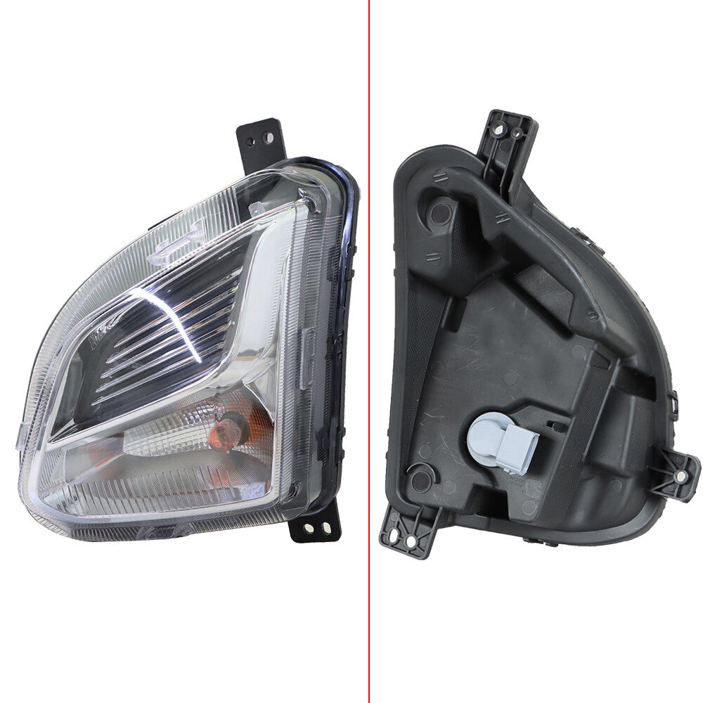 Solid Spare Single Driver Side Fog Light Clear Fit For Chevy Equinox 2018 Clear Bumper Lamp