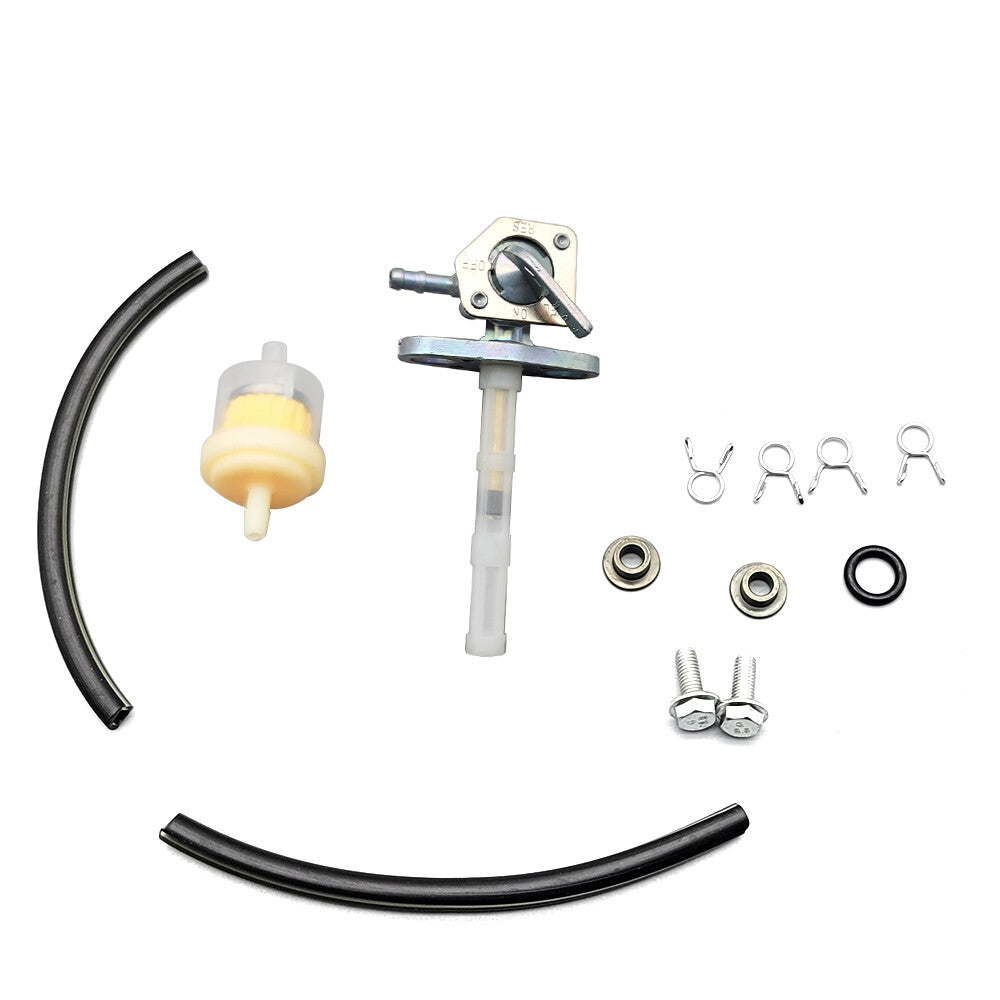 W/ Fuel Filter Tank Switch Fuel Valve Petcock For Honda XR100R XR50R XR80R XR70R