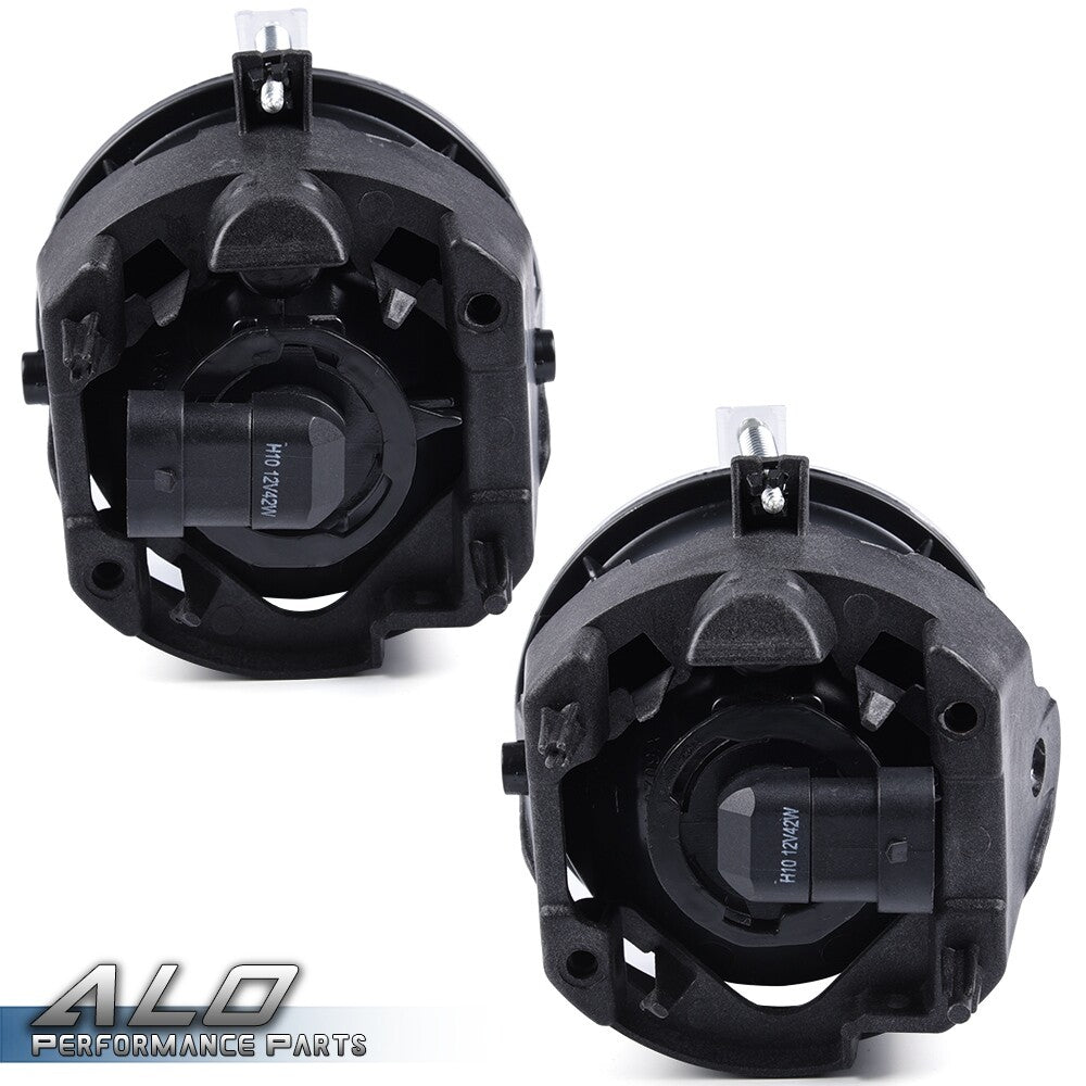 Solid Spare Fit For 06-09 Charger/08-10 Challenger Clear Bumper Fog Light Lamps+Bulbs Pair