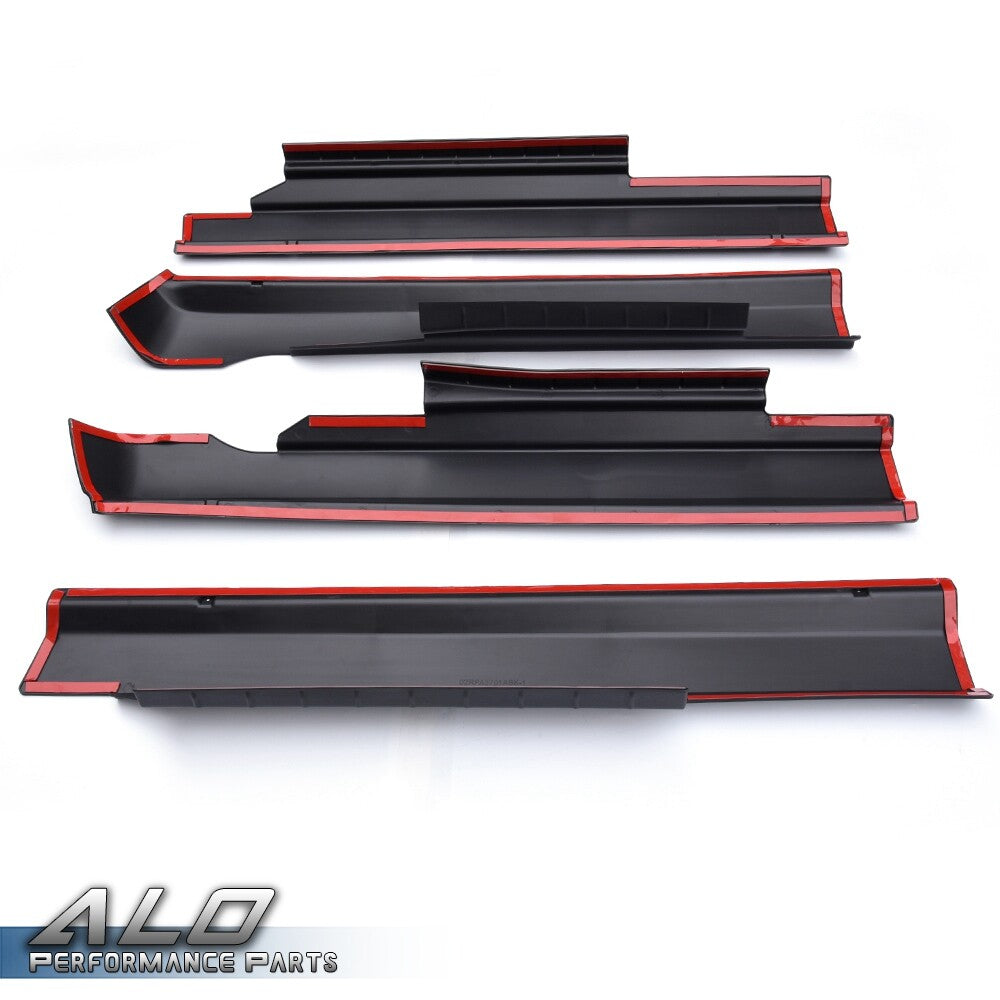 Solid Spare Fit For 2009-2018 Dodge Ram Crew Cab Rocker Panel Sill Plate Cover 14064