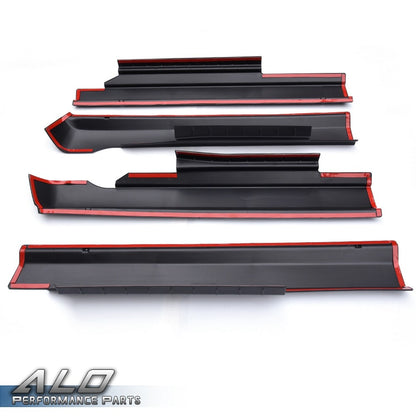Solid Spare Fit For 2009-2018 Dodge Ram Crew Cab Rocker Panel Sill Plate Cover 14064