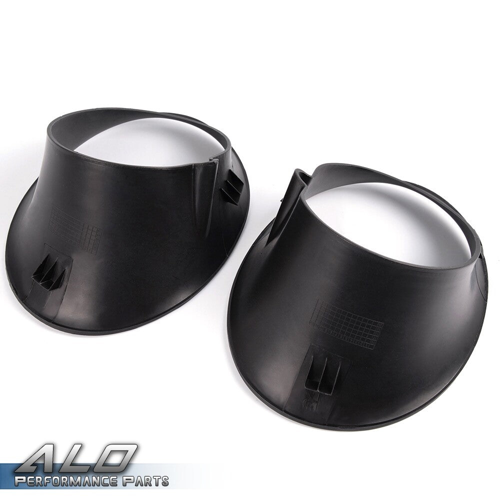 Solid Spare Fit For 02-08 Dodge Ram 1500 2500 3500 Bumper Fog Light Lamp Bezel Cover Black