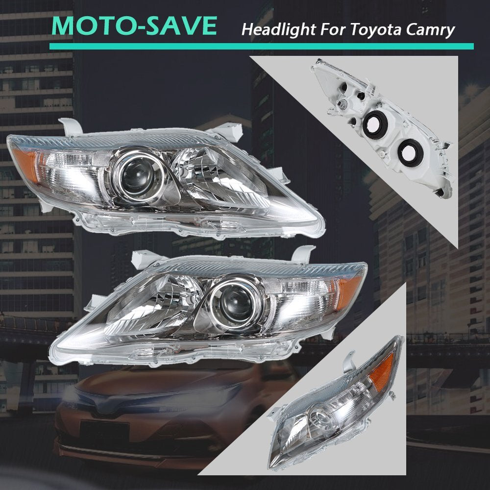 Solid Spare For Toyota Camry SE 2010-2011 Headlamps Headlights Built Models LH RH Side
