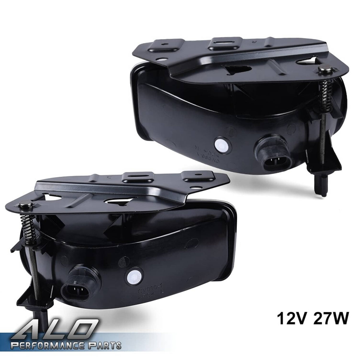 Solid Spare Fit For 02-06 Cadillac Escalade Left&Right Clear Lens Fog Light Lamps W/Bulbs