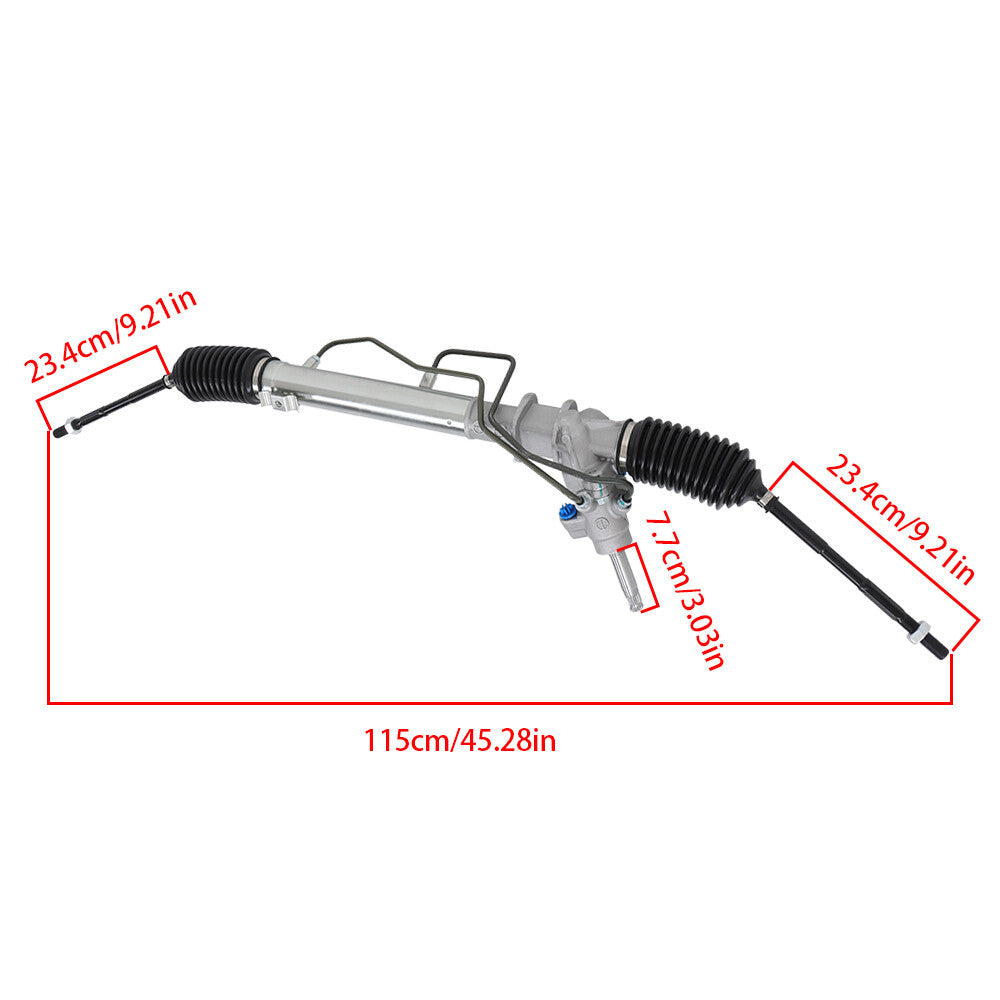 Solid Spare For Subaru Baja H6 2001-04 Baja H4 2003-06 Power Steering Rack & Pinion Assembly