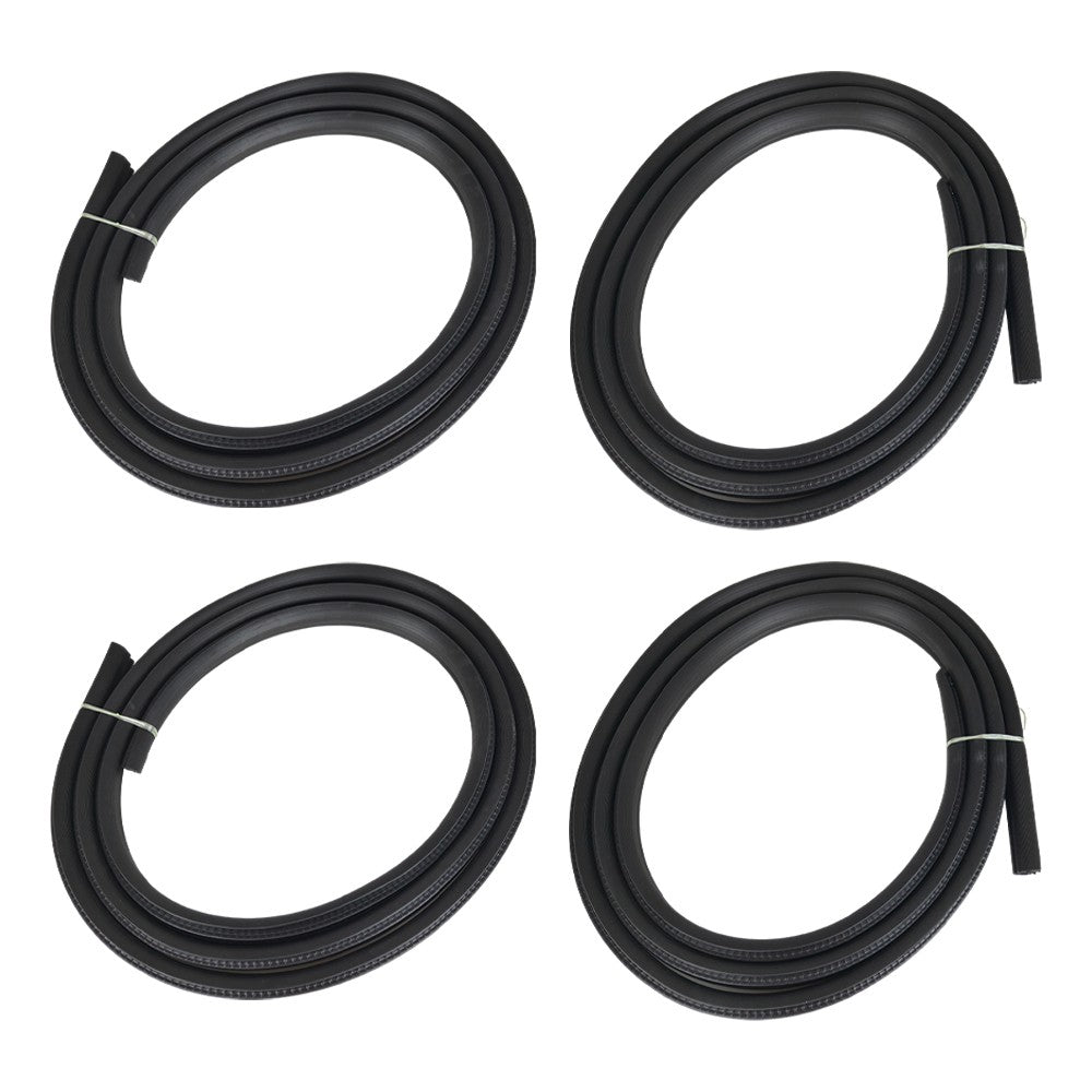 4pcs Left Right Front Rear Door Weatherstrip Seal For Toyota 4Runner 2000-2002