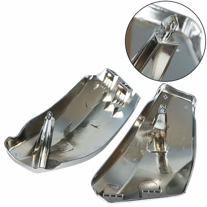 Solid Spare 2 Pcs For Honda VTX 1300 2003-2009 2004 2005 2006 2007 Chrome Side Battery Cover