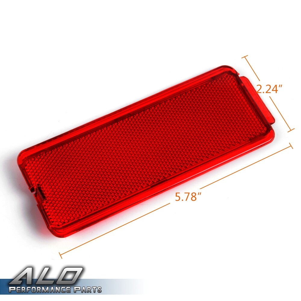 Solid Spare Fit for 1999-2007 Ford F250 F350 F450 F550 Pair Inside Door Reflector Light Lens