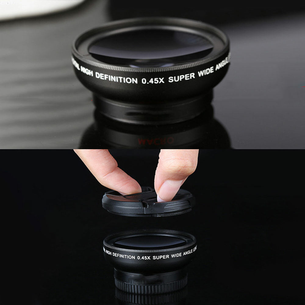 Phone Camera Lens 0.45x HD Wide Angle Lens 15x Macro Lens HD Lentes For iPhone