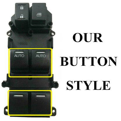 New Driver Left Master Power Window Door Switch For 08 -2012 Honda Accord EX EXL