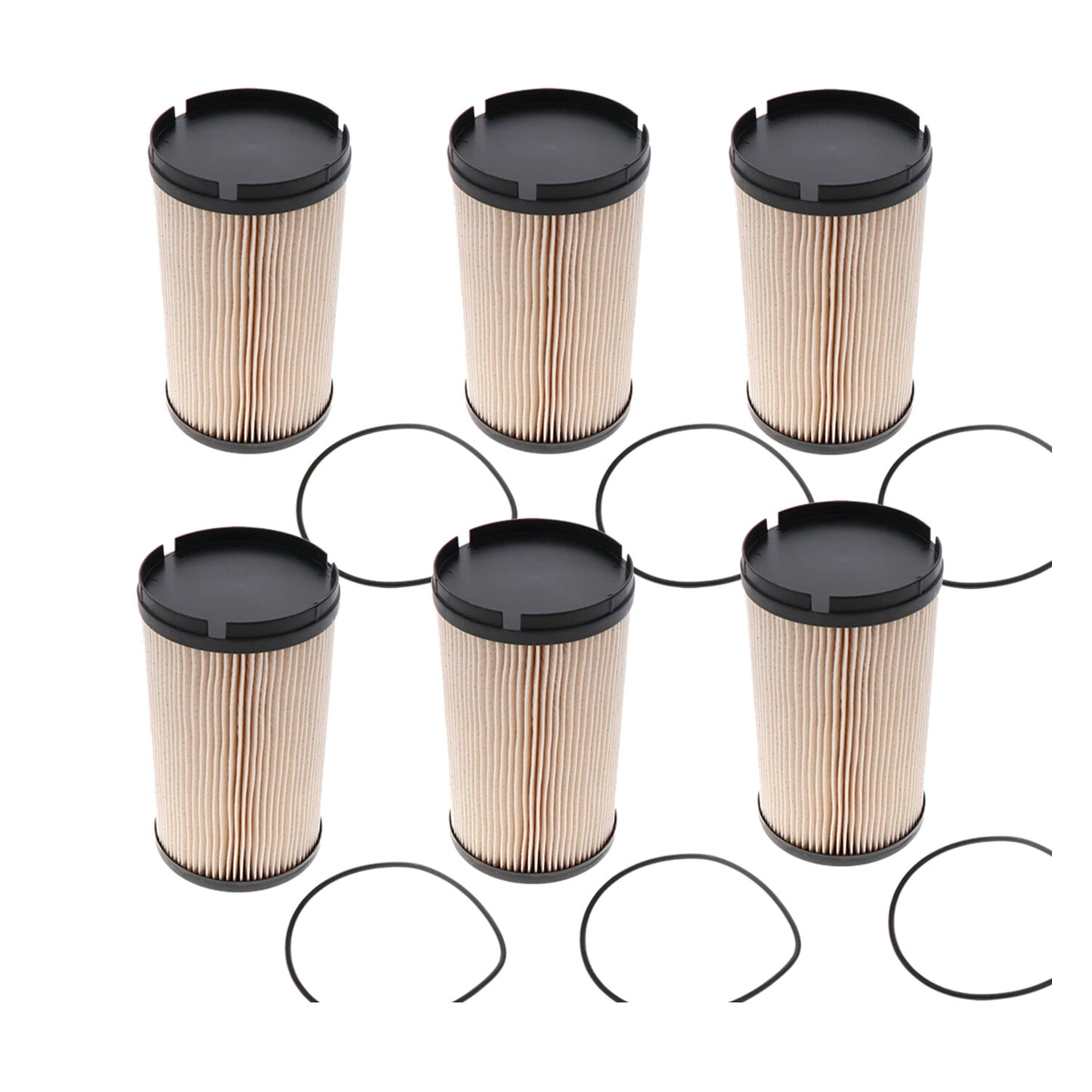 New 6Pack Fuel Filter K37-1029 For Peterbilt Kenworth FS20172 K37-1012 K37-1011
