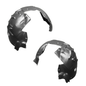 Front Driver & Passenger Side Fender Liner Set w/ Clips For 2009-2012 Audi A4 S4
