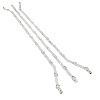 LED Strips(3） for Samsung UN40H5203AF UE40EH5040 UE40EH5300 BN96-28766A 28767A