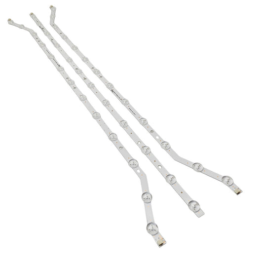 LED Strips(3） for Samsung UN40H5203AF UE40EH5040 UE40EH5300 BN96-28766A 28767A