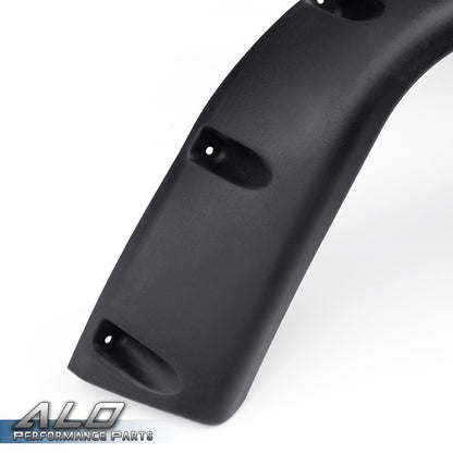 Solid Spare Wide Black Pocket Extended Fender Flares Kit Fit For 97-06 Jeep Wrangler TJ