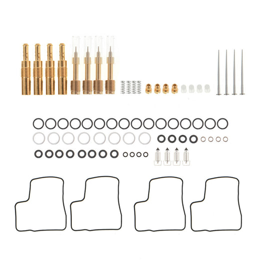 Solid Spare For Honda V65 VF1100C V65 Sabre VF1100S 4pc Carburetor Repair Rebuild Kit