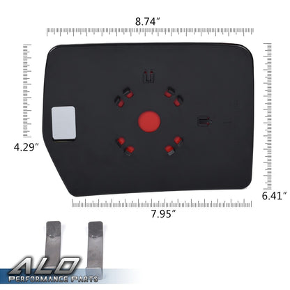 Solid Spare Left Driver Side Power Mirror Glass Fit For 04-10 Ford F150 Mark LT Pickup Truck