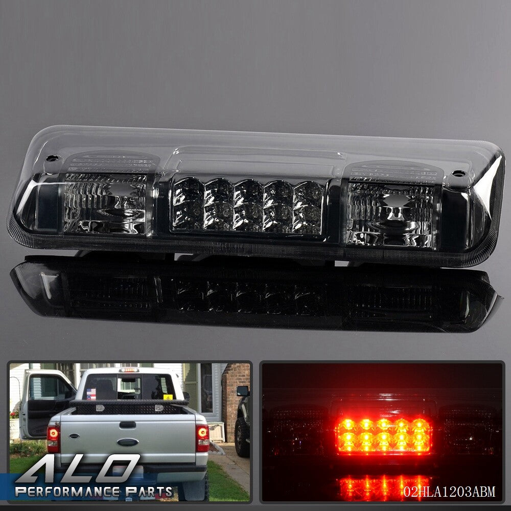 Solid Spare Fit For 04-08 Ford F150 Pickup Smoke Lens LED 3rd Brake Light Cargo Lamp