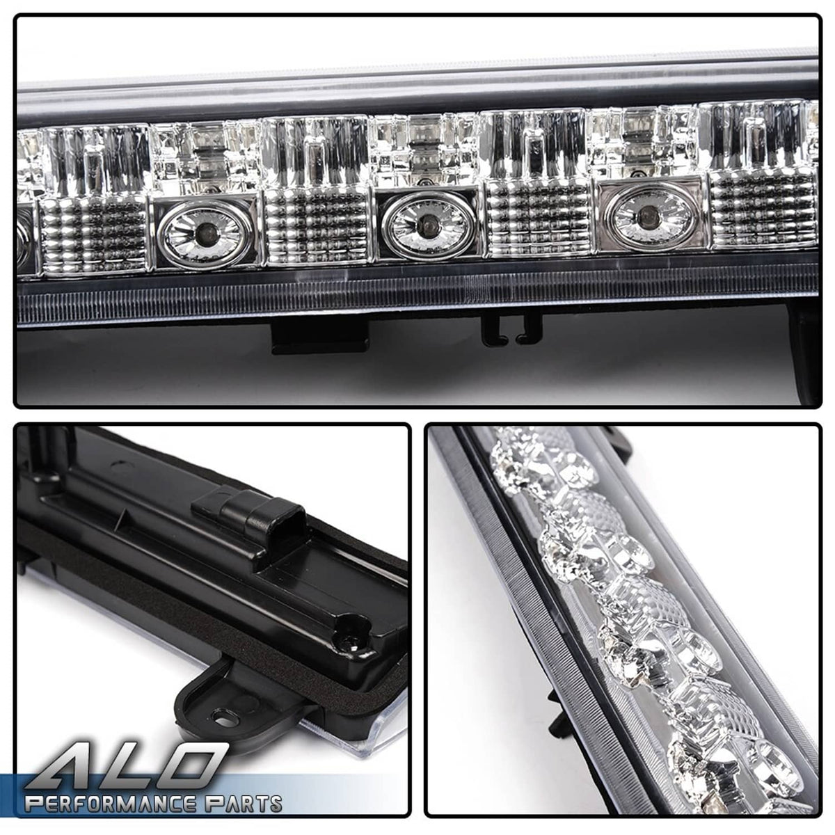 Solid Spare Fit For 2000-2006 Chevy Suburban Tahoe GMC Yukon Chrome LED 3rd Brake Rear Light